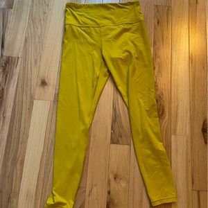 Yellow Athleta Leggings